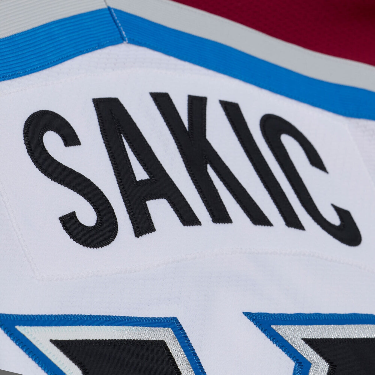 Men's Colorado Avalanche Joe Sakic Mitchell & Ness White 1995 Power Play Jersey