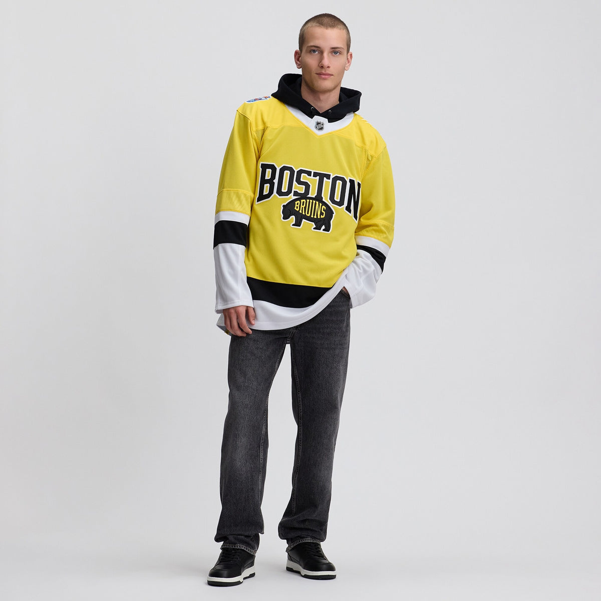 Men's Boston Bruins Fanatics Gold 2026 NHL Stadium Series Premium Custom Jersey