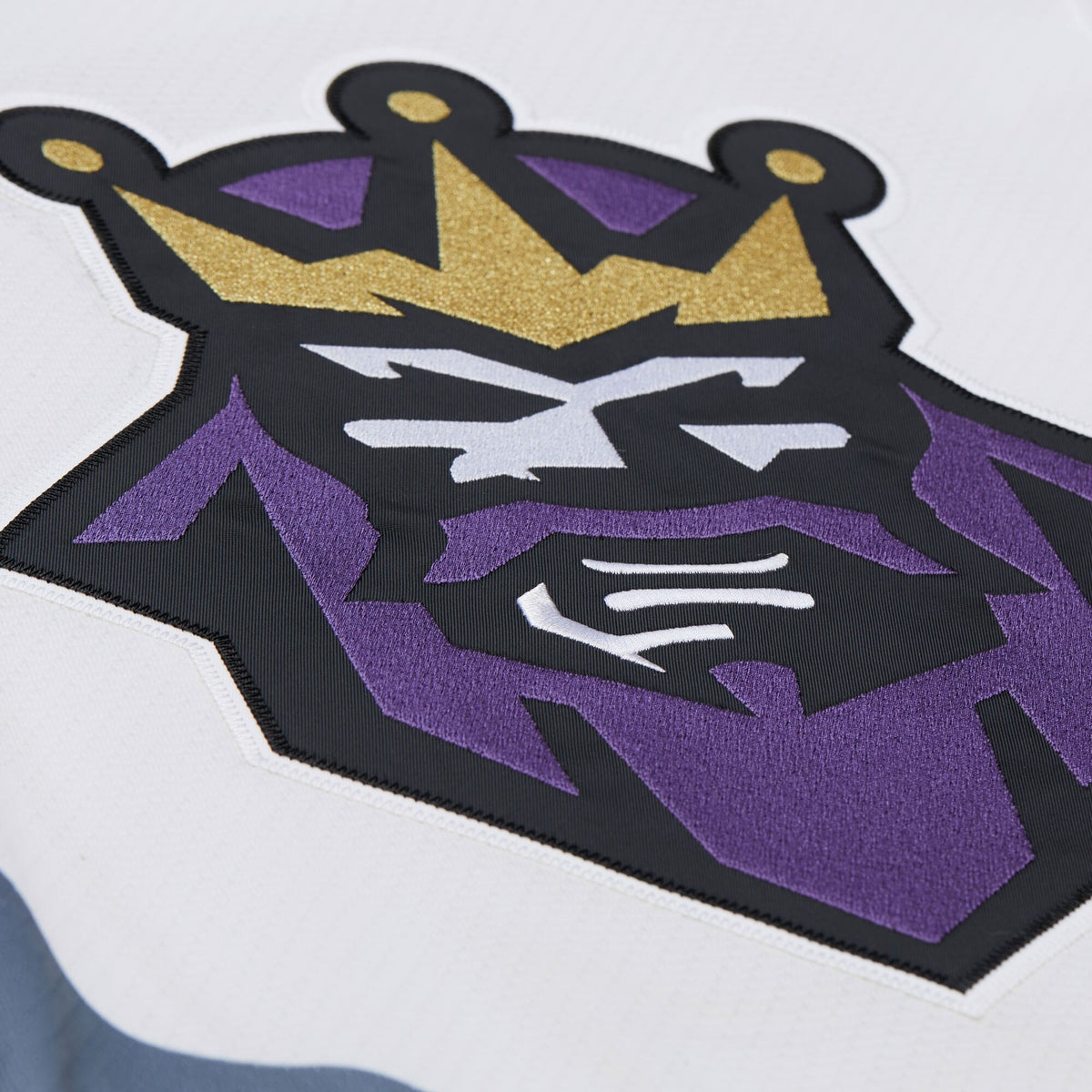 Men's Los Angeles Kings Wayne Gretzky Mitchell & Ness White Big & Tall 1995-96 Blue Line 2.0 Jersey
