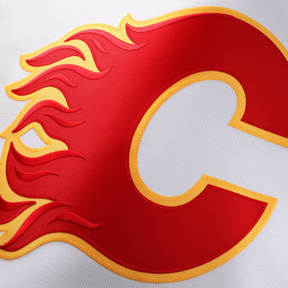 Men's Calgary Flames Fanatics White Away Authentic Pro Jersey