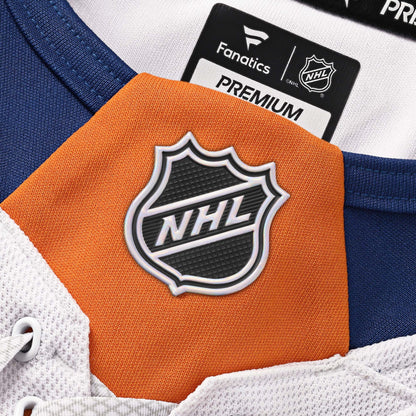 Men's New York Islanders Fanatics White Away Premium Custom Jersey