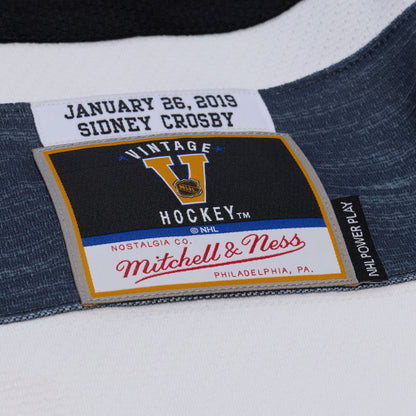 Men's Sidney Crosby Mitchell & Ness White 2019 All-Star Game Power Play Jersey