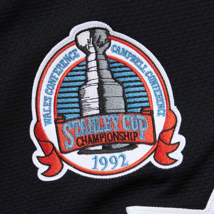 Men's Pittsburgh Penguins Mario Lemieux Black 1991-92 Power Play Jersey
