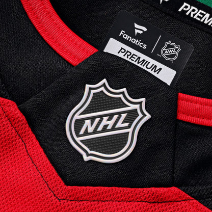 Men's New Jersey Devils Jack Hughes Fanatics Red Home Premium Jersey
