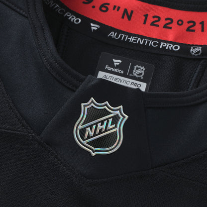 Men's Seattle Kraken Fanatics Black Alternate Authentic Pro Custom Jersey