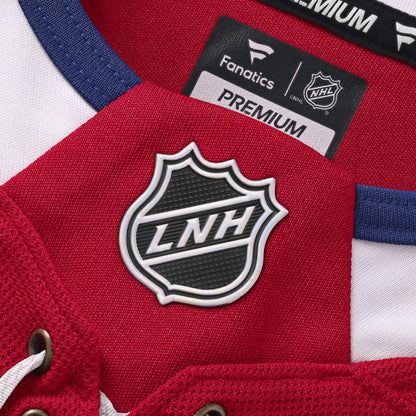 Men's Montreal Canadiens Cole Caufield Fanatics Red Home Premium Jersey (2)