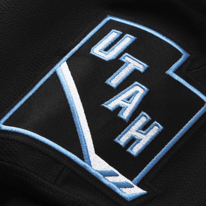 Men's Utah Mammoth Fanatics Black Home Premium Custom Jersey