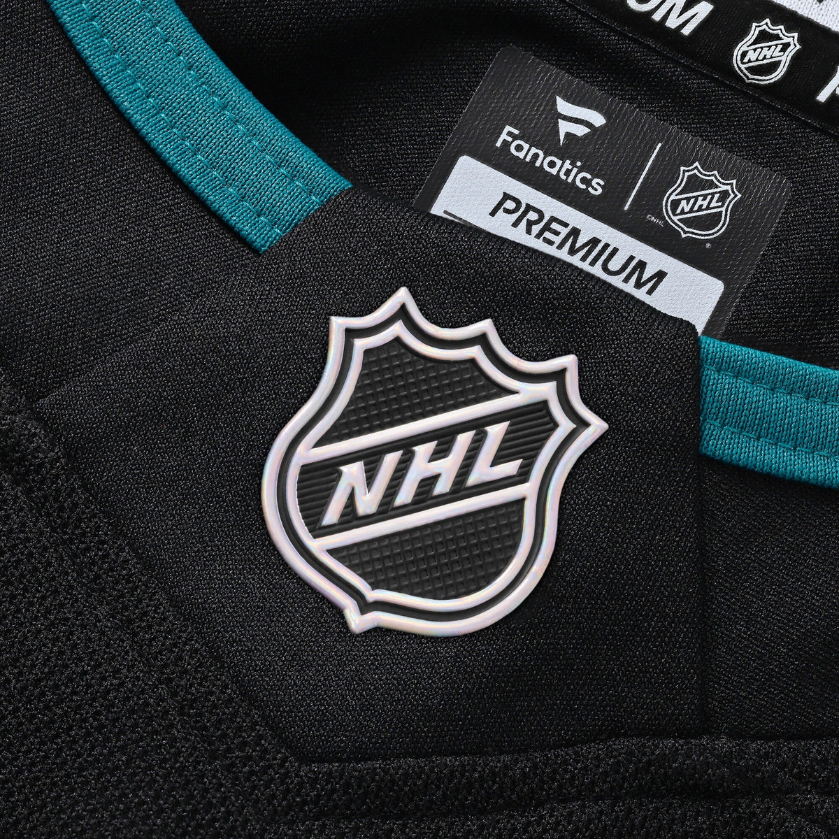Men's San Jose Sharks Fanatics Black Alternate Premium Custom Jersey