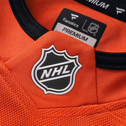 Men's Anaheim Ducks Beckett Sennecke Fanatics Orange Home Premium Jersey