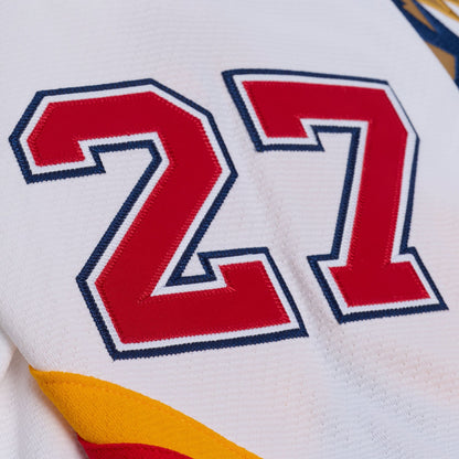 Men's Florida Panthers Scott Mellanby Mitchell & Ness White 1996 Power Play Jersey