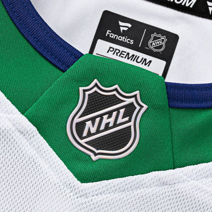 Men's Carolina Hurricanes Fanatics White Throwback Premium Jersey