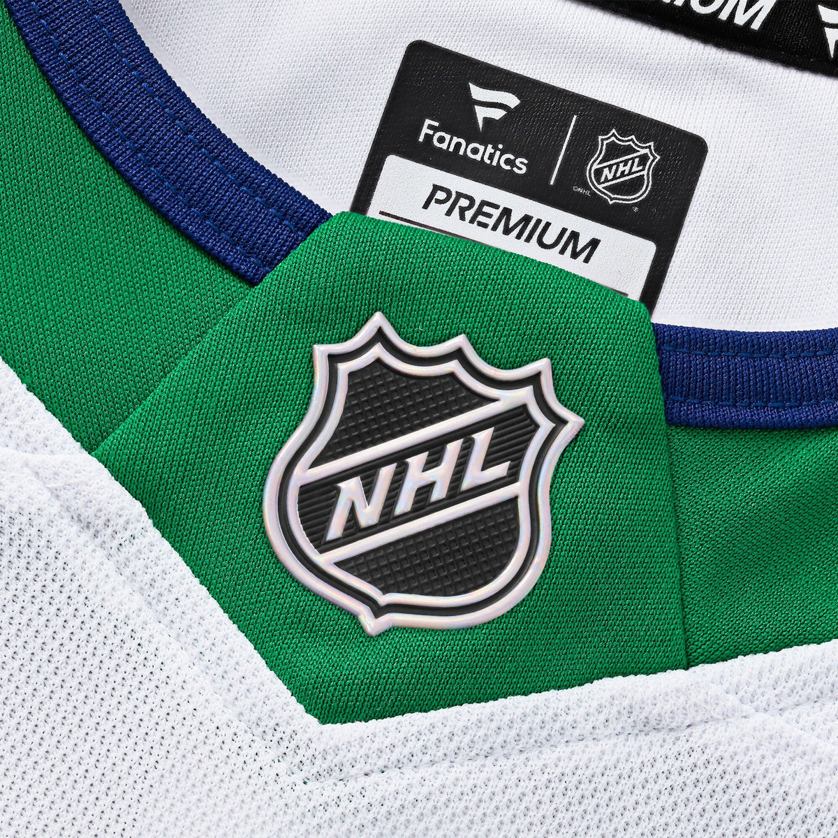 Men's Carolina Hurricanes Fanatics White Throwback Premium Custom Jersey