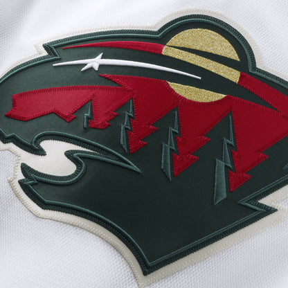 Men's Minnesota Wild Fanatics White Away Authentic Pro Jersey