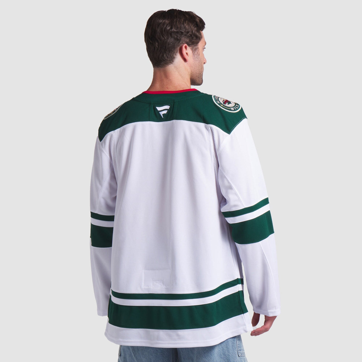 Men's Minnesota Wild Fanatics White Away Premium Jersey