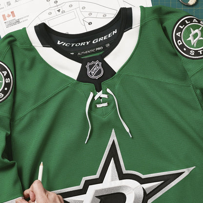 Men's Dallas Stars Fanatics Kelly Green Home Authentic Pro Custom Jersey
