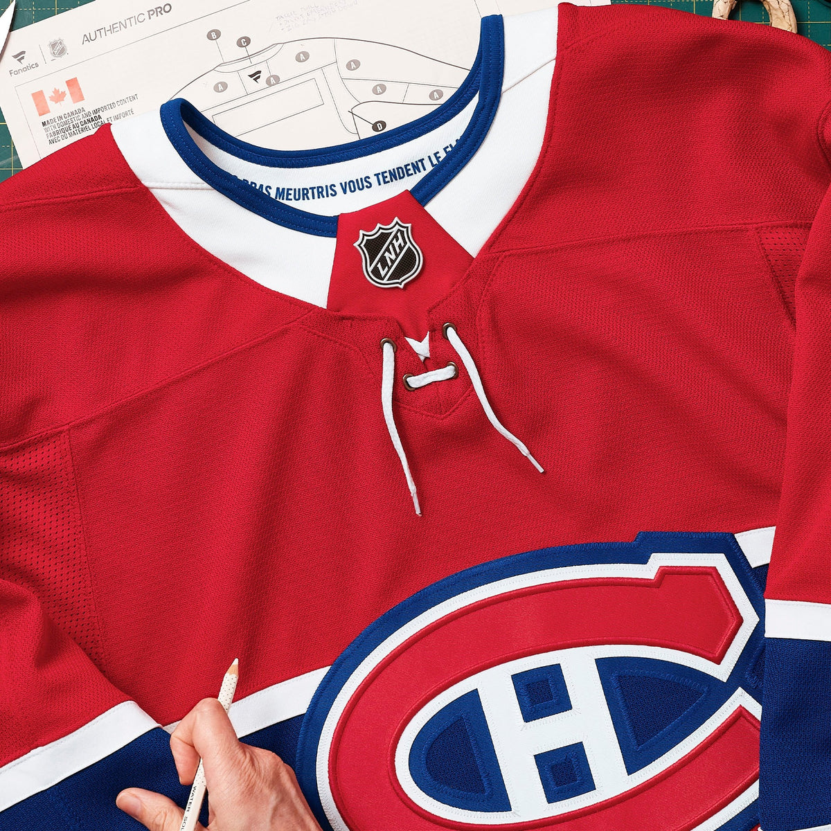 Men's Montreal Canadiens Fanatics Red Home Authentic Pro Custom Jersey