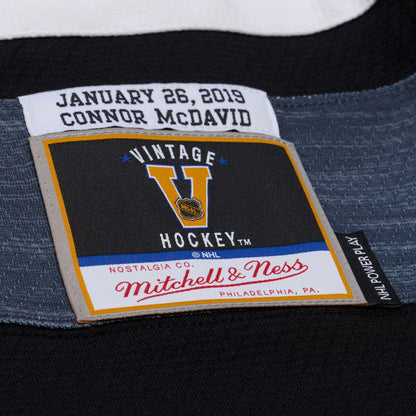 Men's Connor McDavid Mitchell & Ness Black 2019 All-Star Game Power Play Jersey