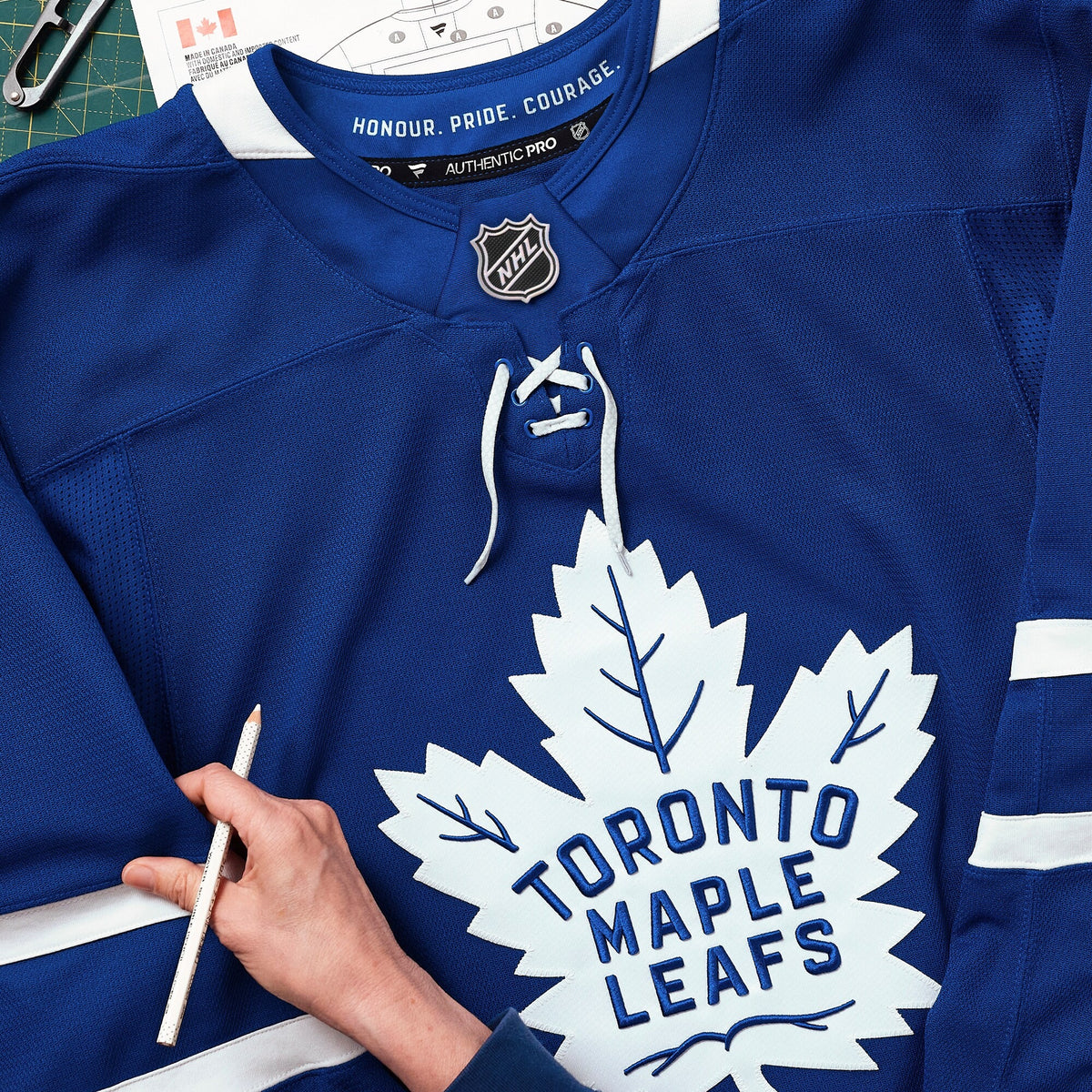 Men's Toronto Maple Leafs Fanatics Blue Home Authentic Pro Custom Jersey