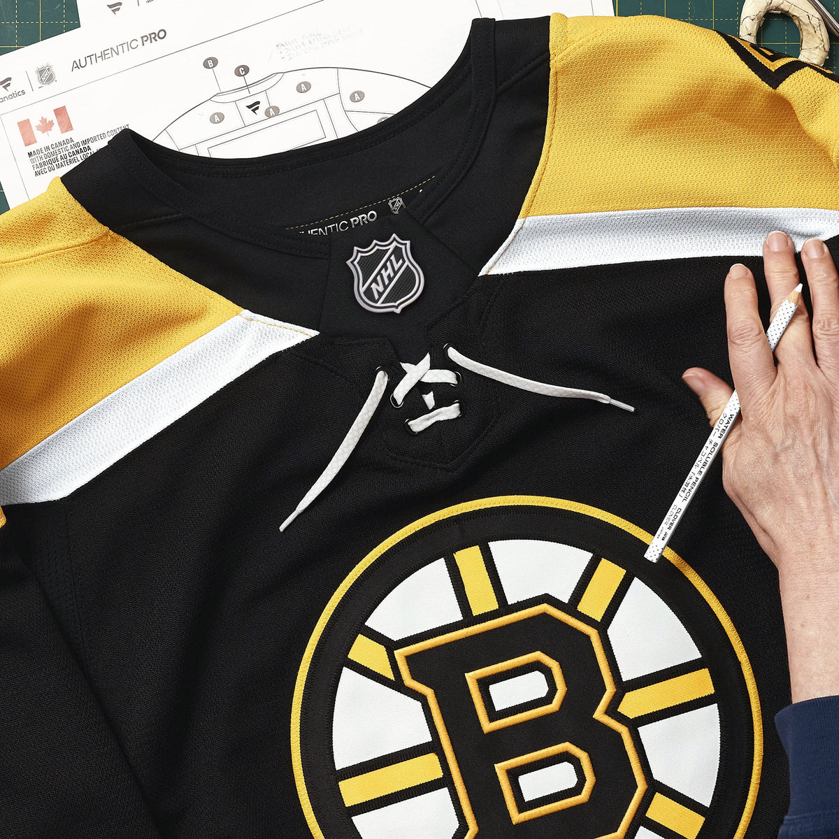 Men's Boston Bruins Fanatics Black Home Authentic Pro Jersey (2)