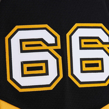Men's Pittsburgh Penguins Mario Lemieux Black 1996-97 Power Play Jersey