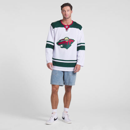 Men's Minnesota Wild Fanatics White Away Premium Jersey