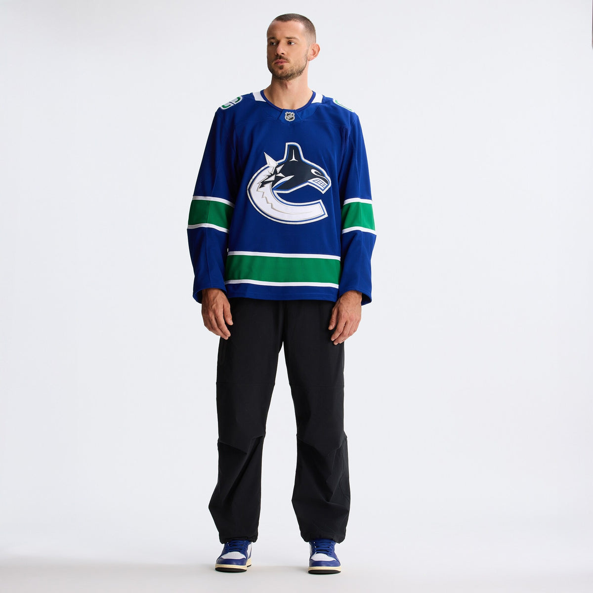 Men's Vancouver Canucks Fanatics Blue Home Authentic Pro Jersey