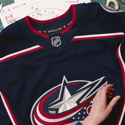Men's Columbus Blue Jackets Fanatics Navy Home Authentic Pro Jersey