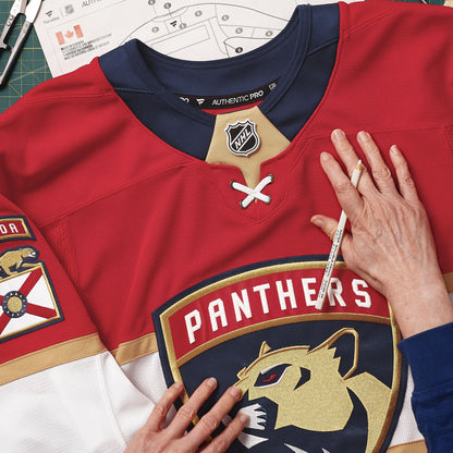 Men's Florida Panthers Fanatics Red Home Authentic Pro Custom Jersey