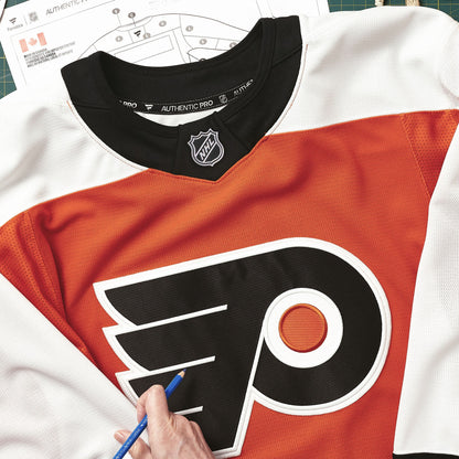 Men's Philadelphia Flyers Fanatics Orange Home Authentic Pro Custom Jersey