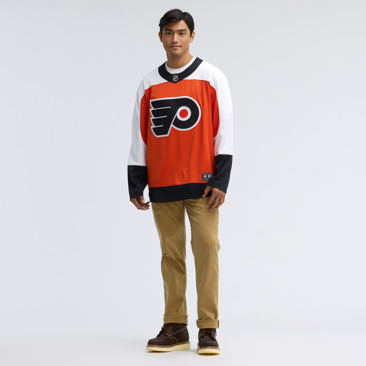 Men's Philadelphia Flyers Fanatics Burnt Orange Home Breakaway Jersey