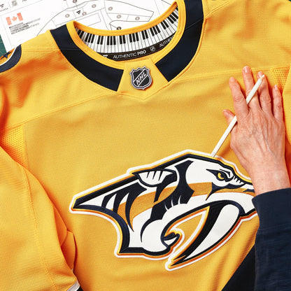 Men's Nashville Predators Fanatics Yellow Home Authentic Pro Jersey