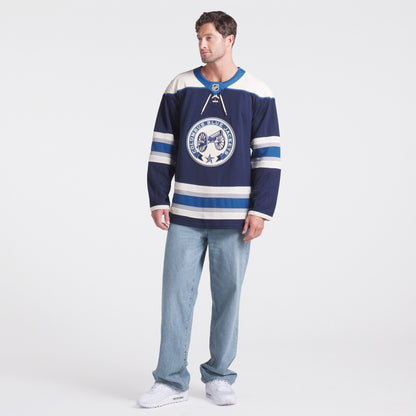 Men's Columbus Blue Jackets Fanatics Navy Alternate Premium Jersey