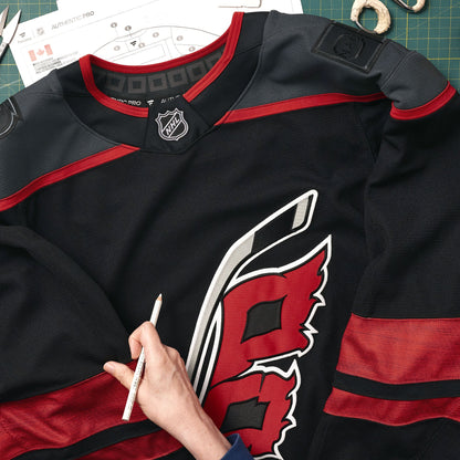 Men's Carolina Hurricanes Fanatics Black Home Authentic Pro Custom Jersey
