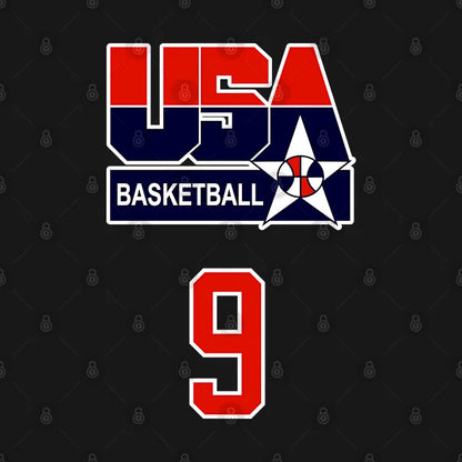 Usa Dream Team 92 - Jordan Front And Back Print Hoodie