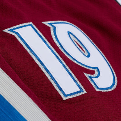 Men's Colorado Avalanche Joe Sakic Mitchell & Ness White 1995 Power Play Jersey