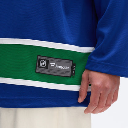Men's Vancouver Canucks Fanatics Blue Home Team Breakaway Jersey