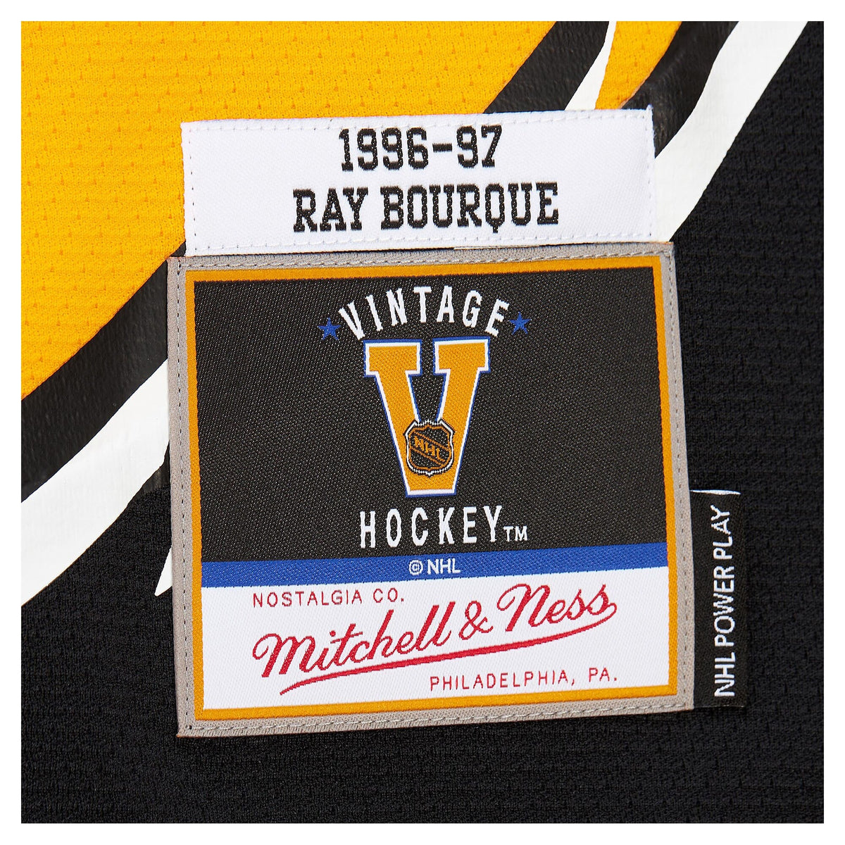 Men's Boston Bruins Ray Bourque Mitchell & Ness Gold Big & Tall 1996-97 Blue Line 2.0 Jersey
