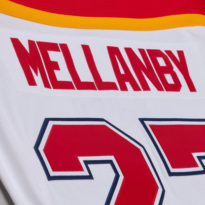Men's Florida Panthers Scott Mellanby Mitchell & Ness White 1996 Power Play Jersey