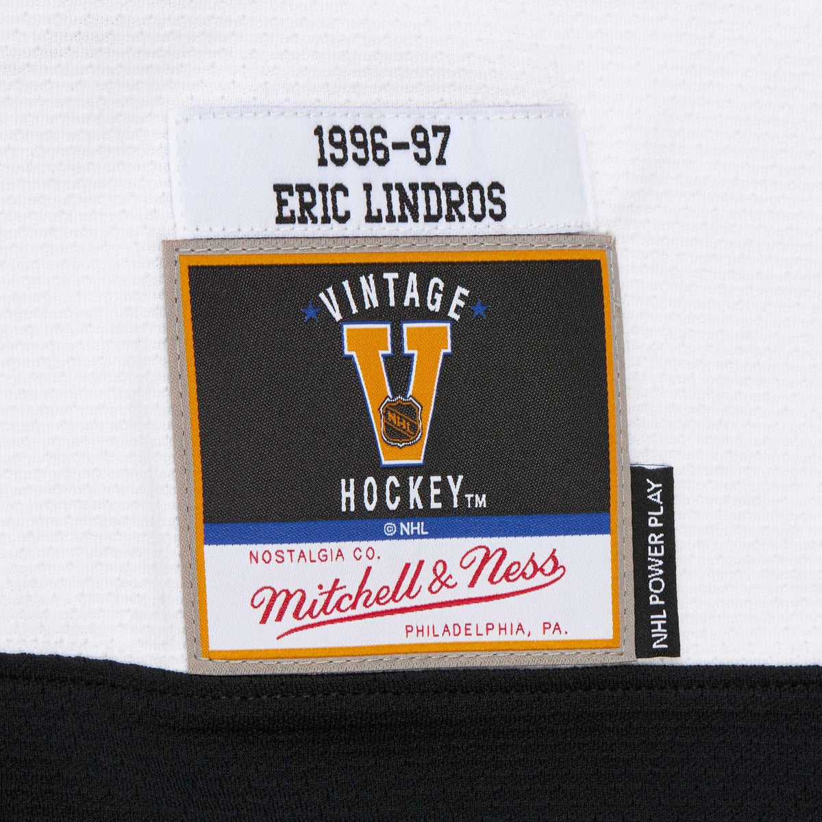 Men's Philadelphia Flyers Eric Lindros White 1996-97 Power Play Jersey