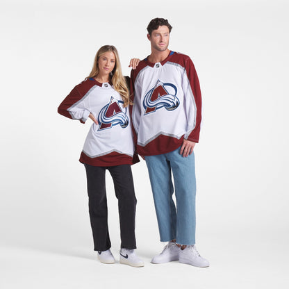 Men's Colorado Avalanche Fanatics White Away Premium Jersey