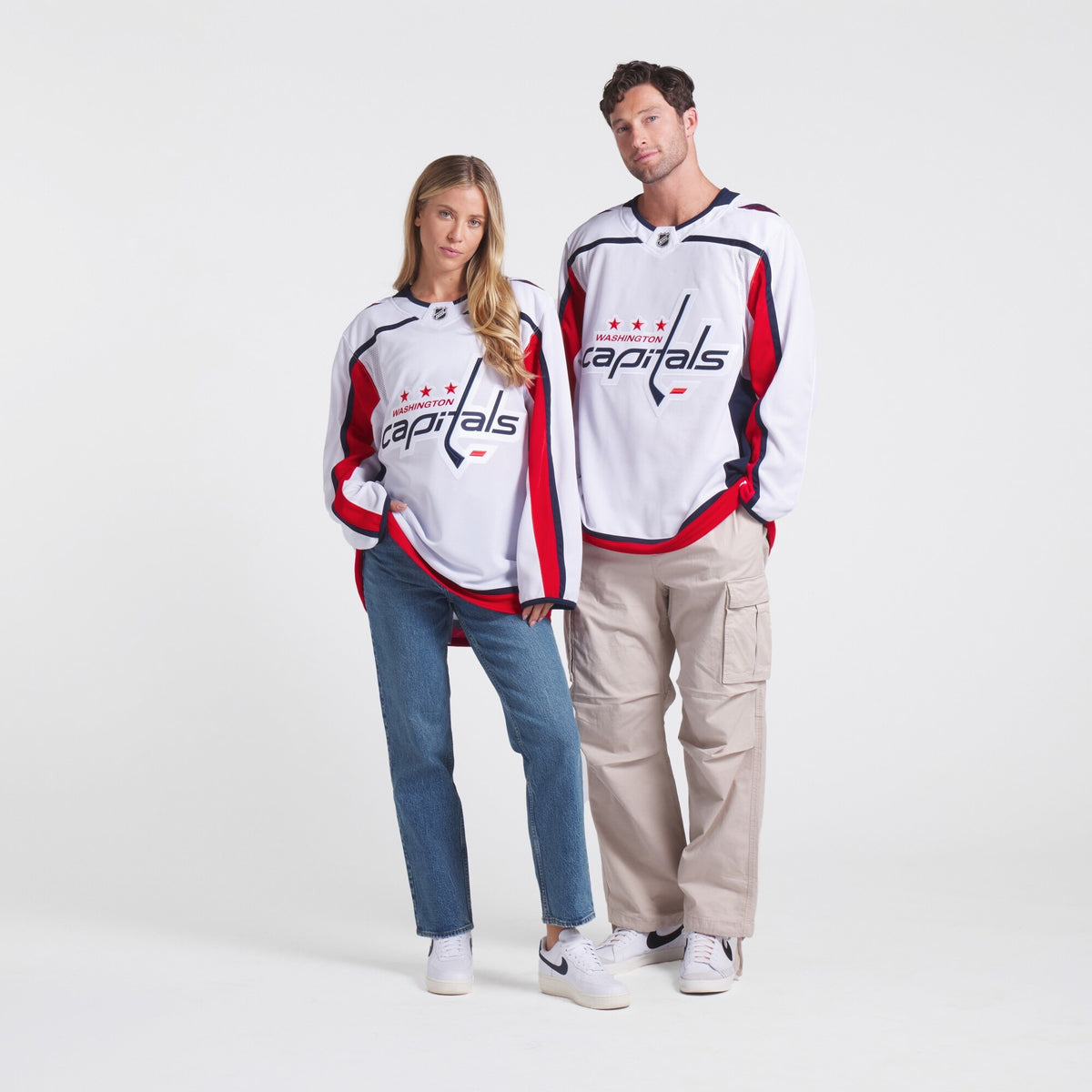 Men's Washington Capitals Fanatics White Away Premium Jersey