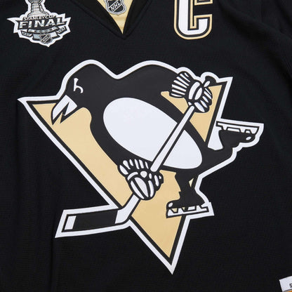 Men's Pittsburgh Penguins Sidney Crosby Black 2008-09 Power Play Jersey