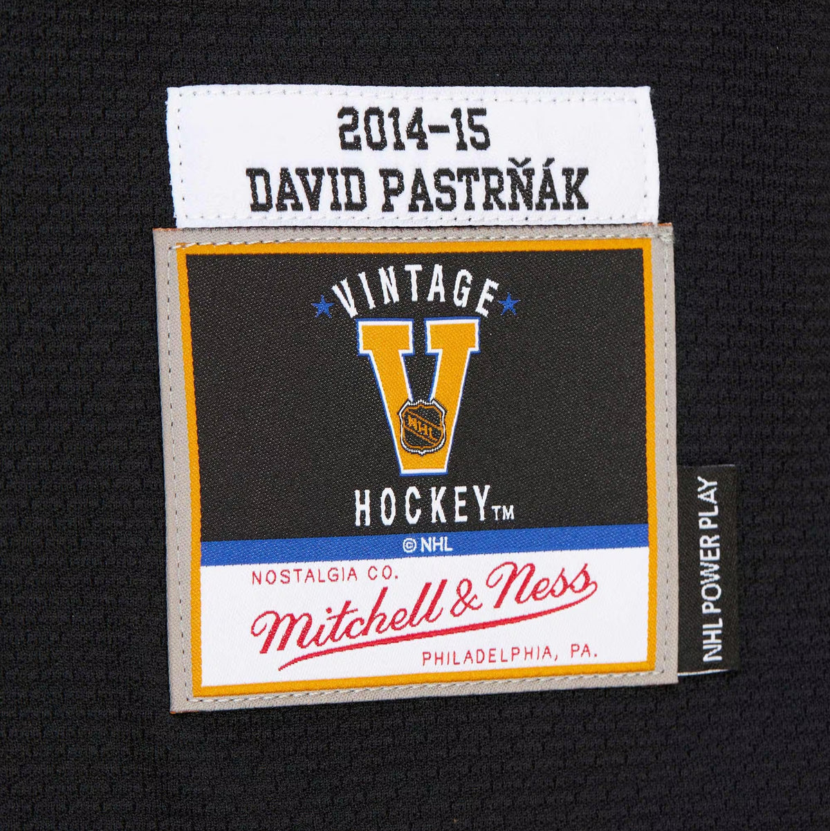Men's Boston Bruins David Pastrnak Black 2014-15 Power Play Jersey
