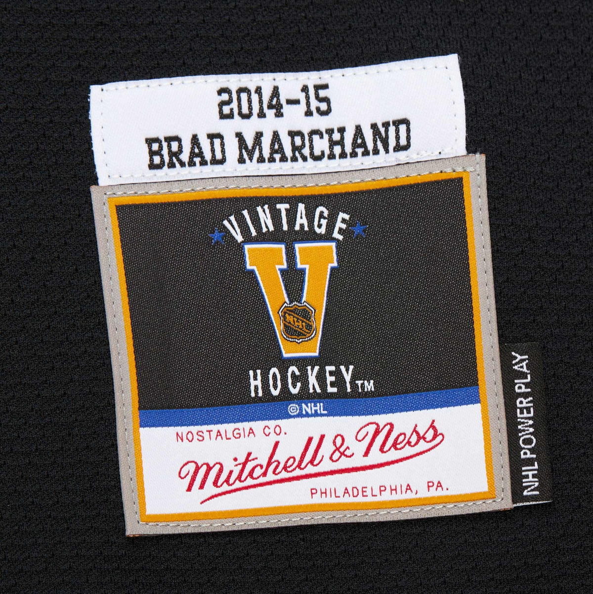 Men's Boston Bruins Brad Marchand Black 2014-15 Power Play Jersey