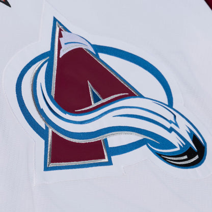 Men's Colorado Avalanche Joe Sakic Mitchell & Ness White 1995 Power Play Jersey