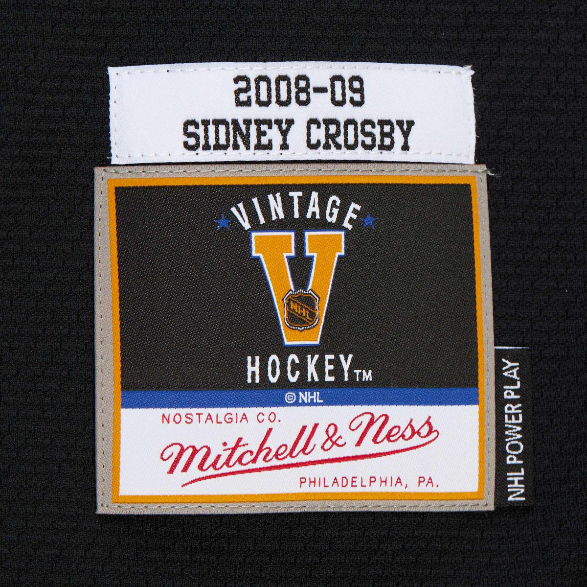 Men's Pittsburgh Penguins Sidney Crosby Black 2008-09 Power Play Jersey