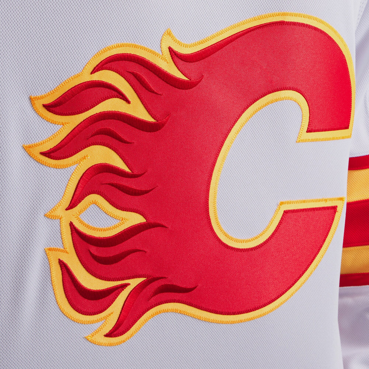 Men's Calgary Flames Fanatics White Away Premium Jersey