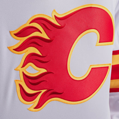 Men's Calgary Flames Fanatics White Away Premium Jersey