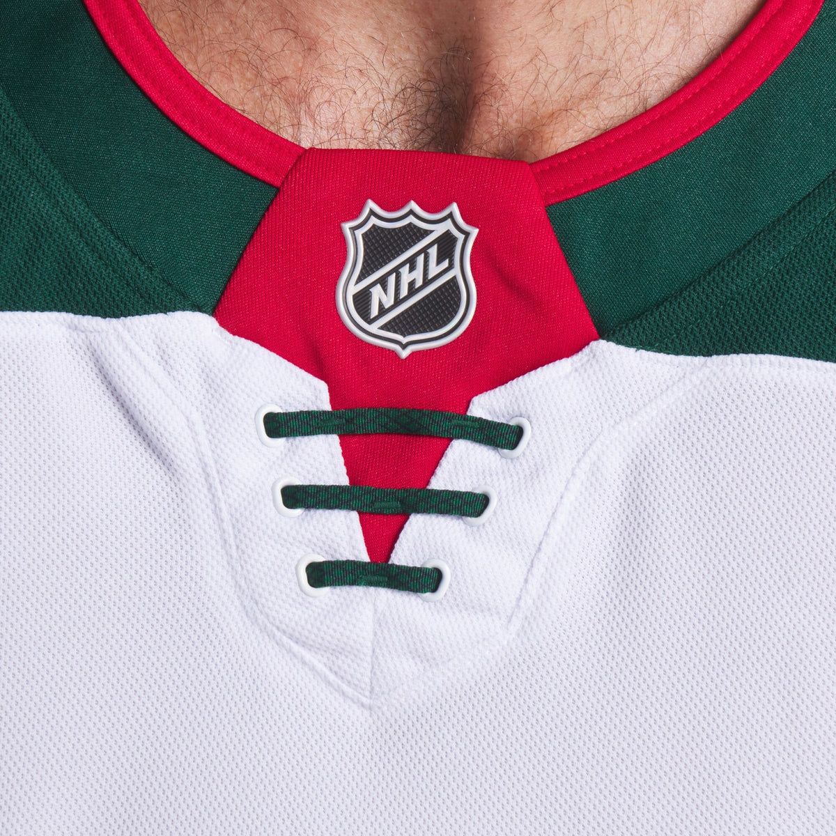 Men's Minnesota Wild Fanatics White Away Premium Jersey