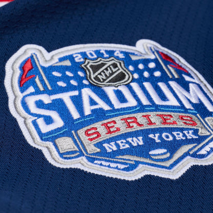 Men's New York Rangers Henrik Lundqvist Mitchell & Ness White 2014 NHL Stadium Series Power Play Jersey